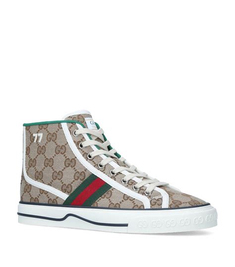 gucci womens tennis shoes|gucci high top sneakers women's.